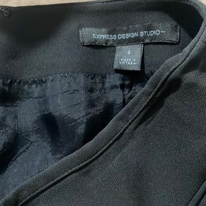 Express dressy black skirt business casual